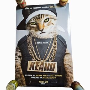 Keanu 2016 Original Advance Movie Poster 27x40 Key & Peele Peter Atencio D/S